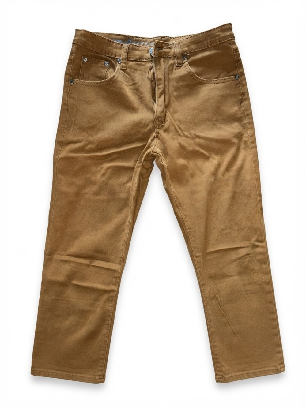 Men's Marx & Dutch Slim Fit Tan Chinos Size:32/32
